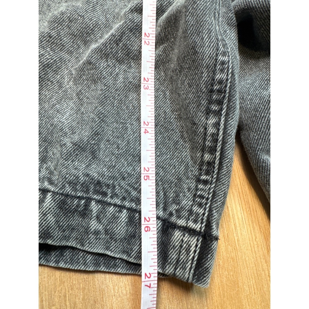 Vintage Broadway Blues Womens XL Black Acid Wash Denim Overalls Shortalls Y2K - Picture 6 of 8